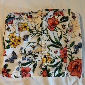 Hollister floral shirt (small)